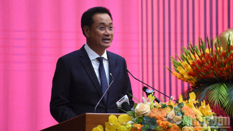 Đồng chí Lê Ngọc Quang, Ủy viên Trung ương Đảng, Bí thư Thành ủy Đà Nẵng. (Ảnh: ANH ĐÀO) ndo_br_tan-bi-thu-da-nang-5787.jpg