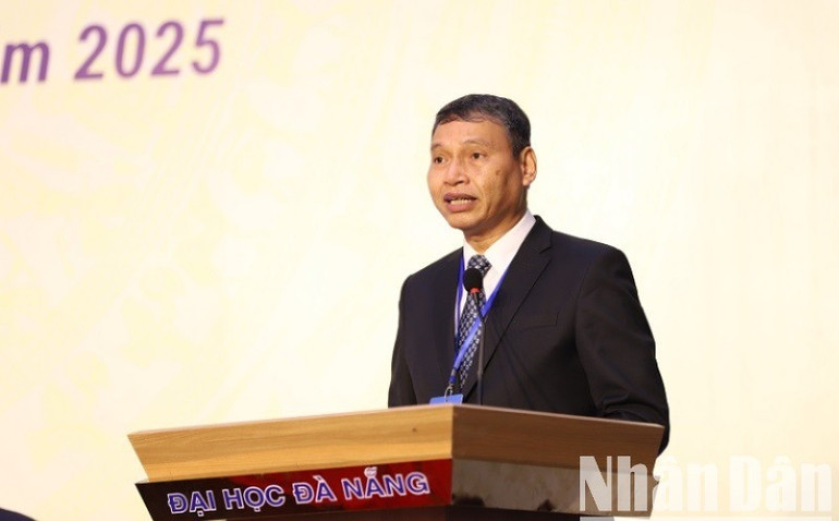 Phó Chủ tịch Thường trực Ủy ban nhân dân thành phố Đà Nẵng Hồ Kỳ Minh phát biểu chỉ đạo tại Đại hội. (Ảnh: ANH ĐÀO) anh-minh-2819.jpg