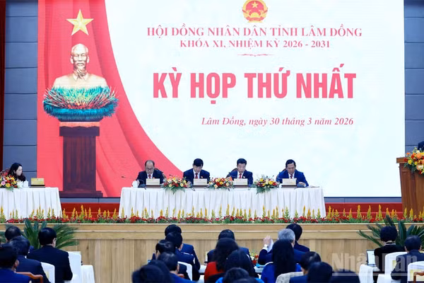 Quang cảnh Kỳ họp thứ nhất, Hội đồng nhân dân tỉnh Lâm Đồng khóa XI, nhiệm kỳ 2026-2031.