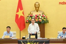 Chủ tịch Quốc hội Trần Thanh Mẫn phát biểu khai mạc phiên họp.