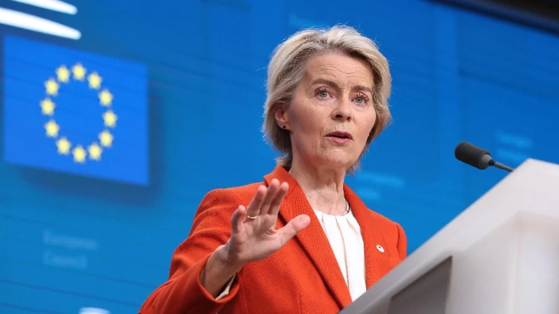 Chủ tịch Ủy ban châu Âu Ursula von der Leyen. (Ảnh: THX/TTXVN)