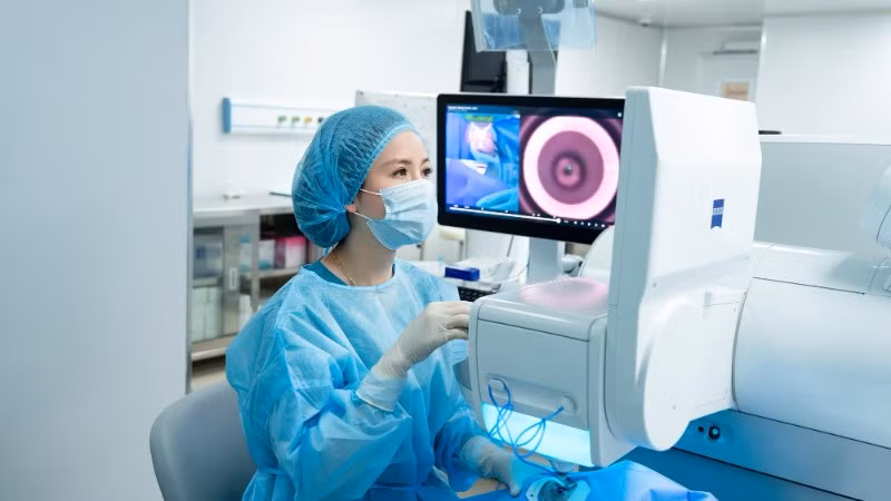 Công nghệ phẫu thuật tật khúc xạ SMILE Pro Vision ID giúp dự báo xu hướng thay đổi thị lực.