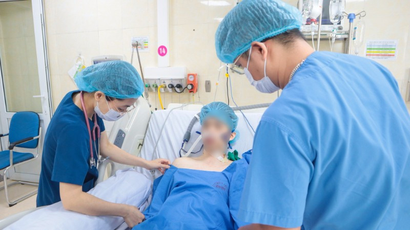 Bệnh nhân đang hồi phục sức khỏe.