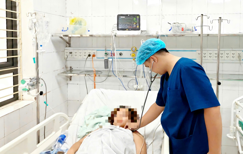 Bệnh nhân điều trị tại Bệnh viện 19-8.