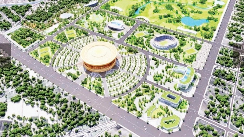 Phối cảnh dự án Khu đô thị thể thao Olympic.