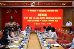 Hội nghị sơ kết công tác 6 tháng đầu năm 2025 của cơ quan Đảng ủy các cơ quan Đảng Trung ương. 