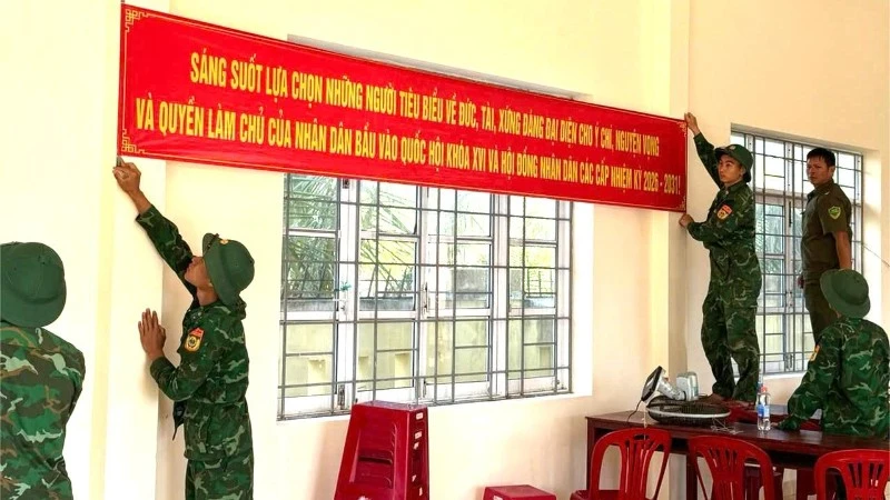 Đắk Lắk: Bộ đội Biên phòng Xuân Hòa khẩn trương chuẩn bị cho ngày bầu cử đại biểu Quốc hội và HĐND