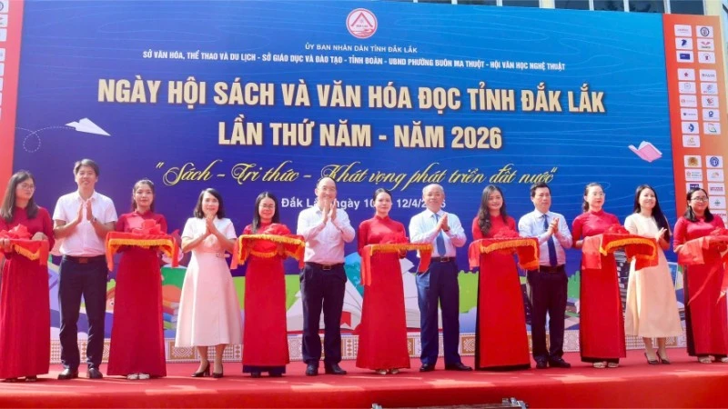 Đắk Lắk khai mạc Ngày Sách và Văn hóa đọc lần thứ 5 với nhiều hoạt động sôi nổi
