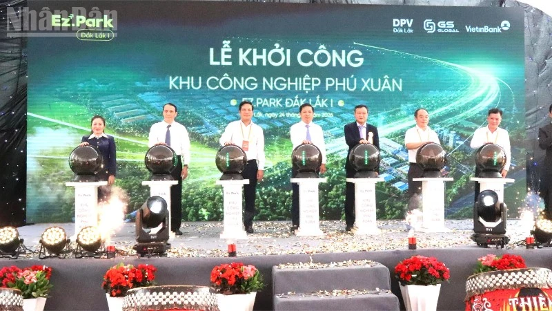 Khởi công Khu Công nghiệp Phú Xuân 2.477 tỷ đồng tại Đắk Lắk