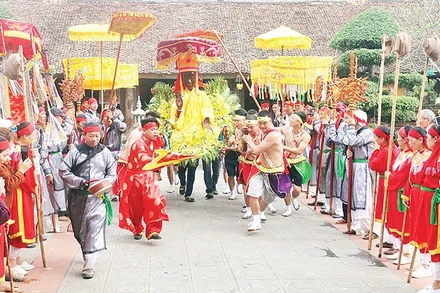 Lễ hội Cầu mưa xã Lạc Hồng, huyện Văn Lâm, tỉnh Hưng Yên.