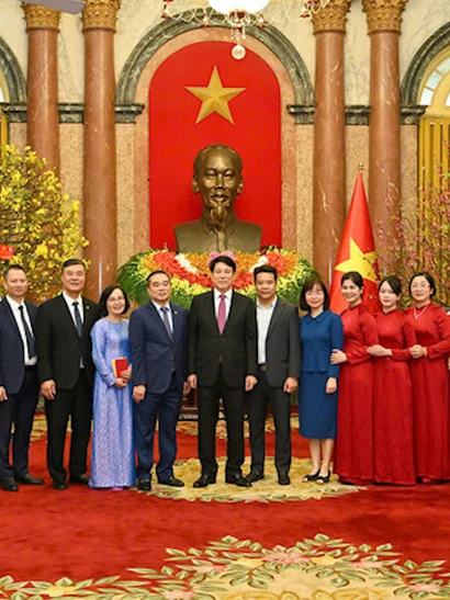 [Video] Văn phòng Chủ tịch nước gặp mặt đầu xuân