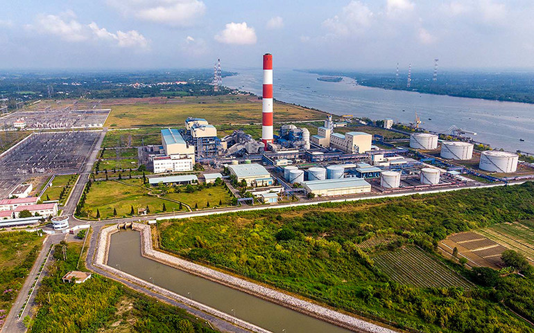 Dự án Nhà máy nhiệt điện Ô Môn tại thành phố Cần Thơ. (Ảnh Thanh Hương)