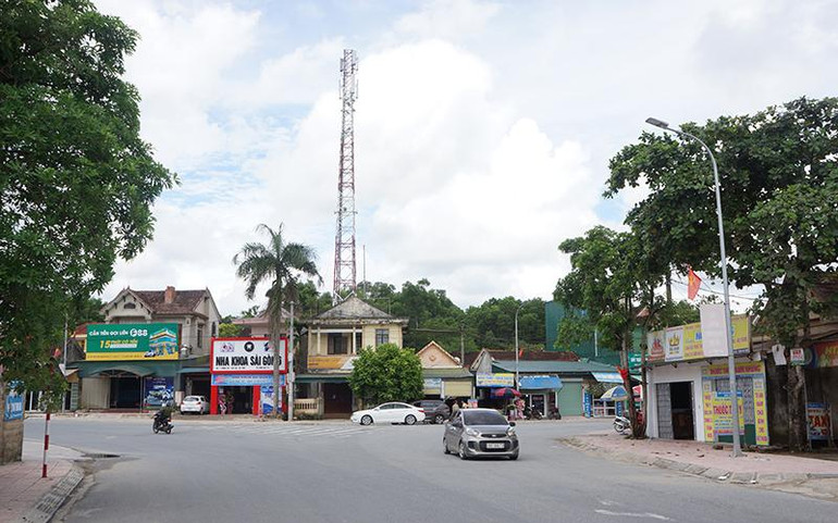 Một góc thị trấn Ðồng Lộc (Can Lộc). Một góc thị trấn Ðồng Lộc (Can Lộc).