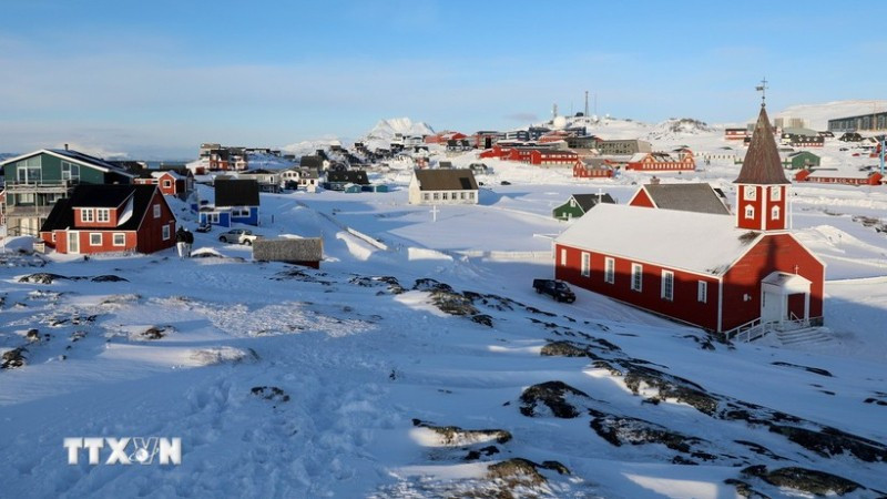 Quang cảnh thành phố Nuuk, Greenland. (Nguồn: THX/TTXVN)