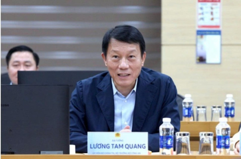 Bộ trưởng Lương Tam Quang phát biểu tại buổi làm việc. (Ảnh: cand.com.vn)