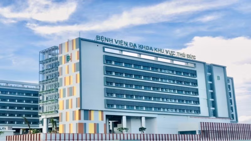 Bệnh viện đa khoa khu vực Thủ Đức được xây mới năm 2025.
