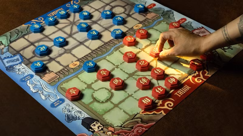 Bàn cờ được sử dụng tại giải đấu được lấy cảm hứng từ giai đoạn lịch sử Trịnh-Nguyễn phân tranh.