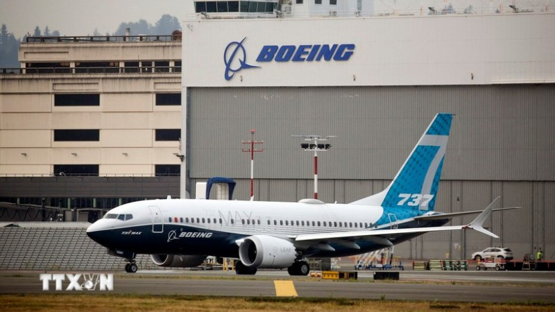 Máy bay của hãng Boeing. (Ảnh: THX/TTXVN)