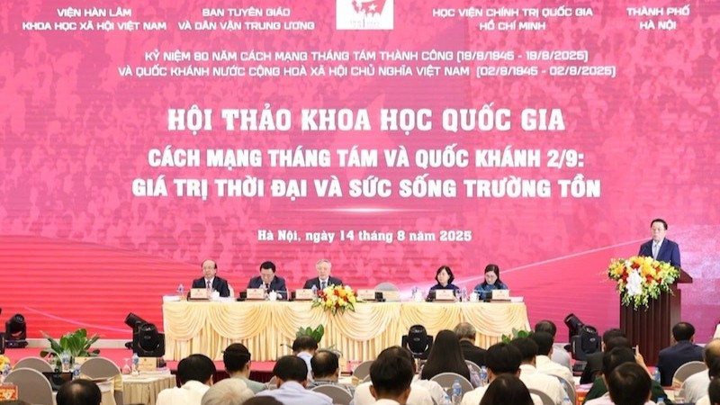 Quang cảnh hội thảo chiều 14/8.