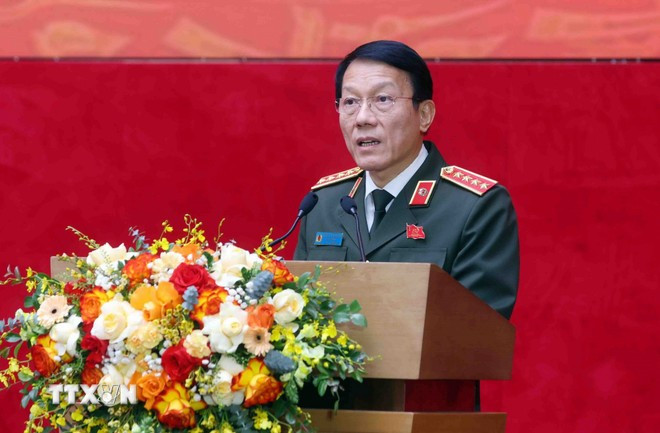 Đại tướng Lương Tam Quang, Ủy viên Bộ Chính trị, Bộ trưởng Công an. (Ảnh: TTXVN)