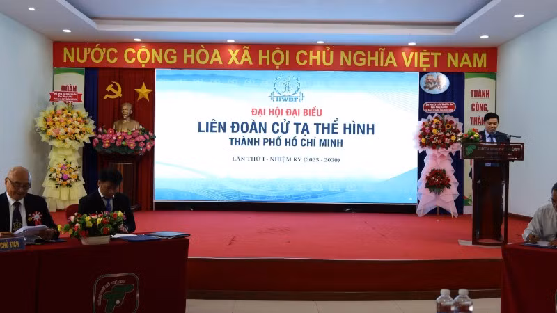 Liên đoàn Cử tạ-Thể hình Thành phố Hồ Chí Minh (HWBF) tổ chức Đại hội bất thường nhiệm kỳ 2025-2030.