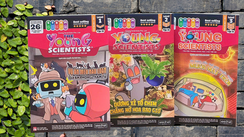 Ấn phẩm Young Scientists (Nhà khoa học trẻ) đã có bản tiếng Việt phát hành tại Việt Nam.