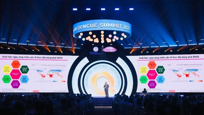 Quang cảnh Hội nghị về sốt xuất huyết năm 2025 tại Thành phố Hồ Chí Minh.