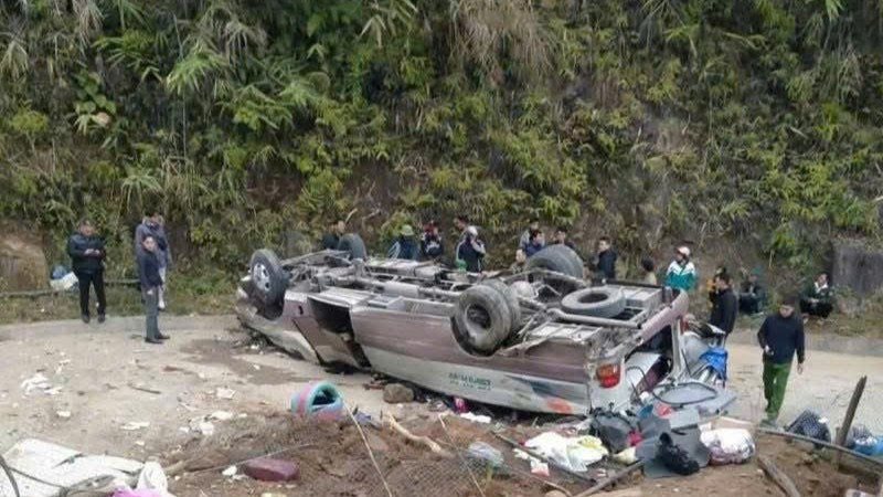 Khu vực xảy ra tai nạn nghiêm trọng.