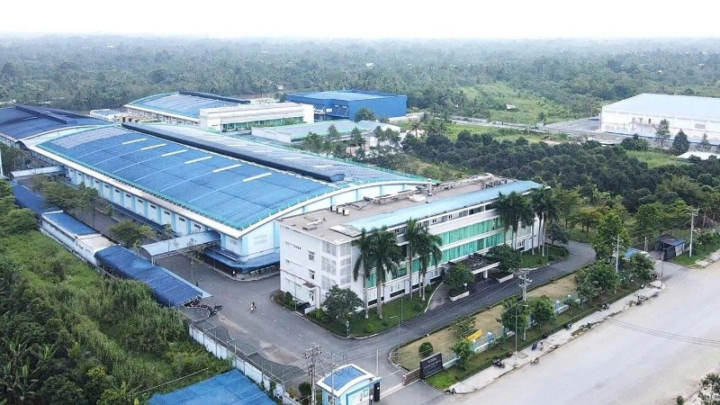 Một góc khu công nghiệp Tân Phú Thạnh, thành phố Cần Thơ.