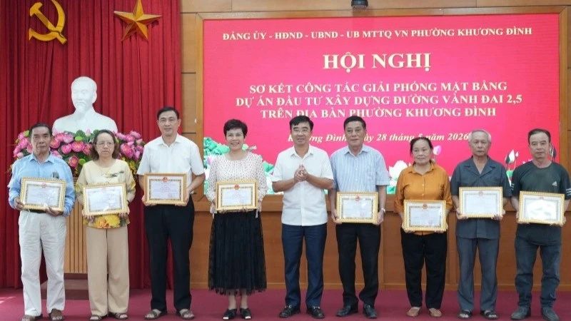 Hà Nội hoàn thành giải phóng mặt bằng đường Vành đai 2,5 đoạn Nguyễn Trãi - Đầm Hồng