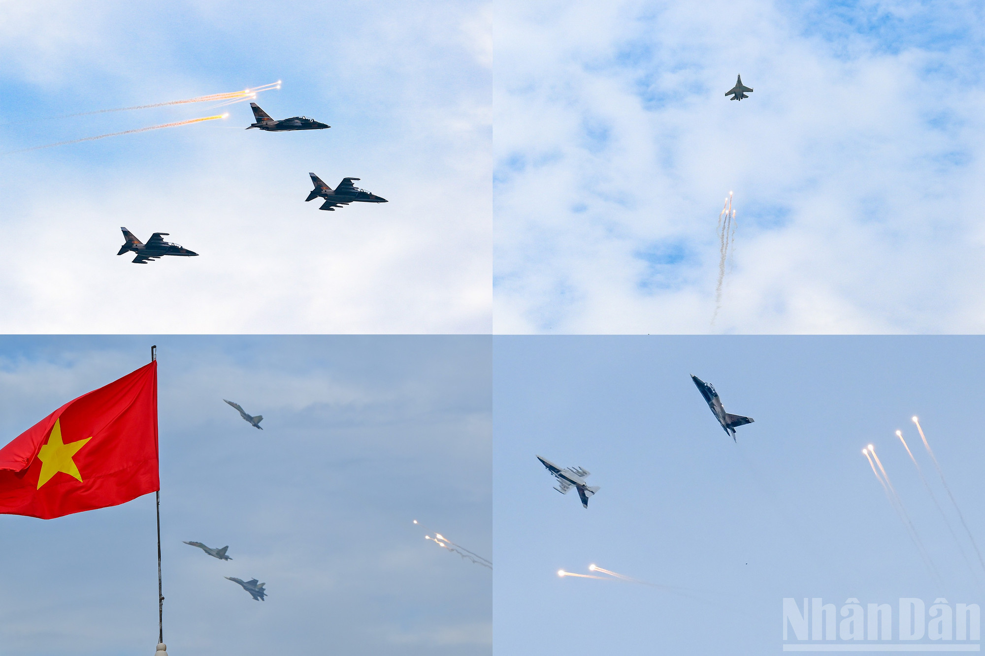 ハノイ上空でYak-130、L-39NG、SU-30MK2のヒートトラップ放出。 ndo_br_su.jpg
