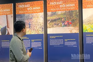 Triển lãm “Gieo xanh nơi đỉnh mây” thu hút sự quan tâm của công chúng.