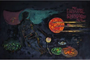 "Giao cảm III" - một trong những tác phẩm sẽ được giới thiệu tại triển lãm "Trong và Ngoài".