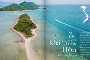 Một Khánh Hòa mộc mạc, yên bình và đầy bản sắc được đề cập trong ấn phẩm điện tử "Du lịch nông thôn" của Trung tâm Thông tin du lịch, Cục Du lịch Quốc gia Việt Nam. (Ảnh chụp màn hình)
