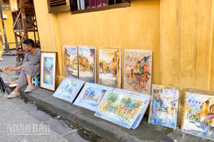 Một góc thơ mộng ở phố cổ Hội An. (Ảnh: CHIÊU ANH)