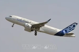 Máy bay Airbus A320 cất cánh tại Blagnac, miền tây nam Pháp. (Ảnh tư liệu - minh họa: TTXVN)