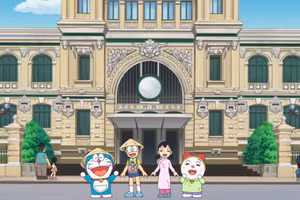 Tập phim hoạt hình Doraemon "Món quà sinh nhật là chuyến du lịch đến Việt Nam" thu hút sự quan tâm của khán giả Nhật Bản.
