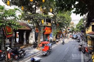 Một góc phố phường Thủ đô Hà Nội. (Ảnh: THÀNH ĐẠT)