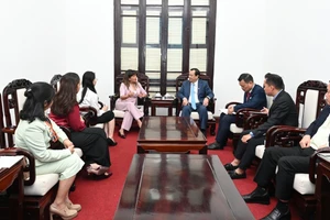 Quang cảnh buổi làm việc. (Ảnh: TITC)