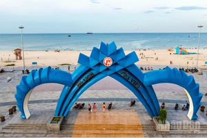 Biển Cửa Việt - một trong những điểm đến hút khách bậc nhất tỉnh Quảng Trị. (Ảnh: THÀNH ĐẠT)