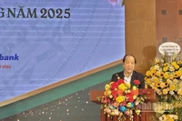 Ông Hồ Xuân Hùng, Chủ tịch Tổng hội Nông nghiệp và Phát triển nông thôn Việt Nam phát biểu tại Lễ tổng kết Đề án truyền thông “Tín dụng xanh cho doanh nghiệp và nhà nông năm 2025”.