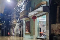 Nước trên sông Thương, sông Cầu dâng cao, từ chiều và tối 1/10, các địa phương ven đê khẩn trương di dời người và tài sản đến vị trí an toàn. (Ảnh: Báo Bắc Ninh)