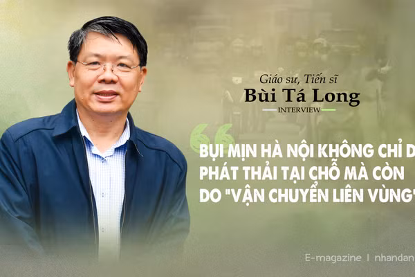 Bụi mịn Hà Nội không chỉ do phát thải tại chỗ mà còn do "vận chuyển liên vùng"