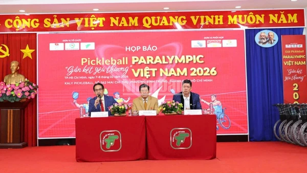 Ban tổ chức công bố giải Pickleball Paralympic Việt Nam năm 2026.