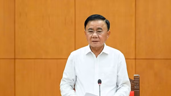 Đồng chí Trần Cẩm Tú, Ủy viên Bộ Chính trị, Thường trực Ban Bí thư. (Ảnh: DUY LINH)