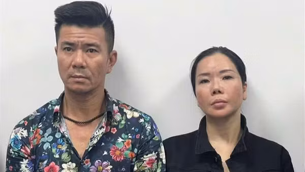 Vợ chồng Lê Văn Đông và Nguyễn Thị Mai Anh.