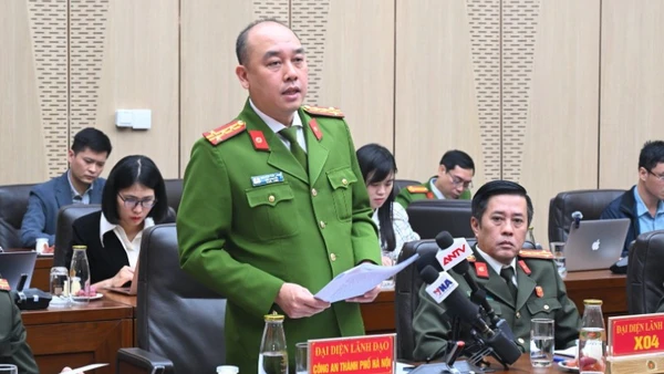 Đại tá Nguyễn Đức Long, Phó Giám đốc Công an thành phố Hà Nội, thông tin về vụ án liên quan tiền số AntEx của Shark Bình.