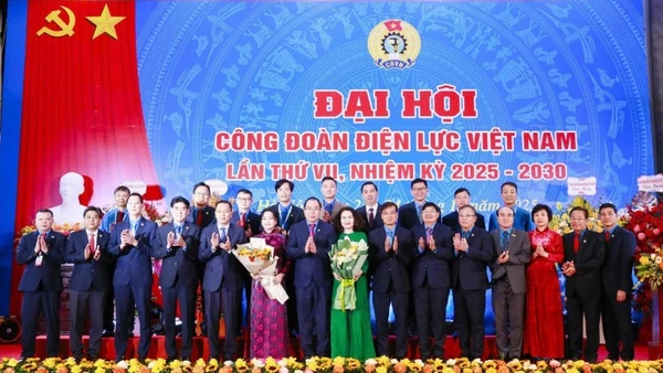 Ra mắt Ban chấp hành Công đoàn Điện lực Việt Nam, nhiệm kỳ 2025-2030.