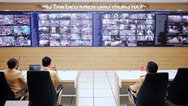 Trung tâm điều khiển giao thông Hà Nội.