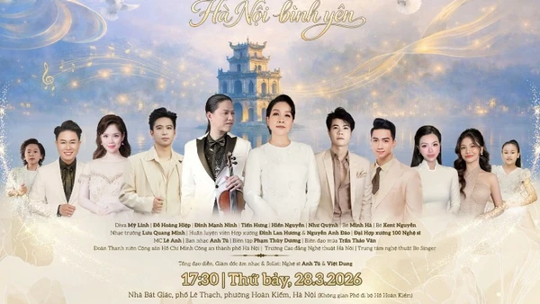 Live Concert “Hà Nội bình yên”, âm nhạc chạm tới chiều sâu cảm xúc.